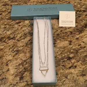 Touchstone crystal necklace Swarovski Crystals